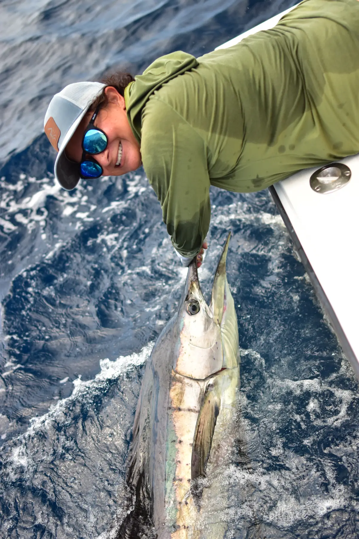 Jen with a Sailfish in Guanacaste