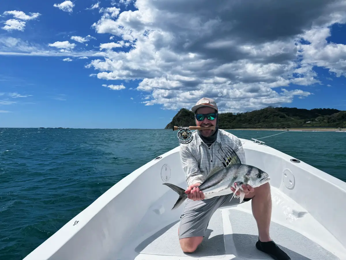Roosterfish caught near the coast Samara